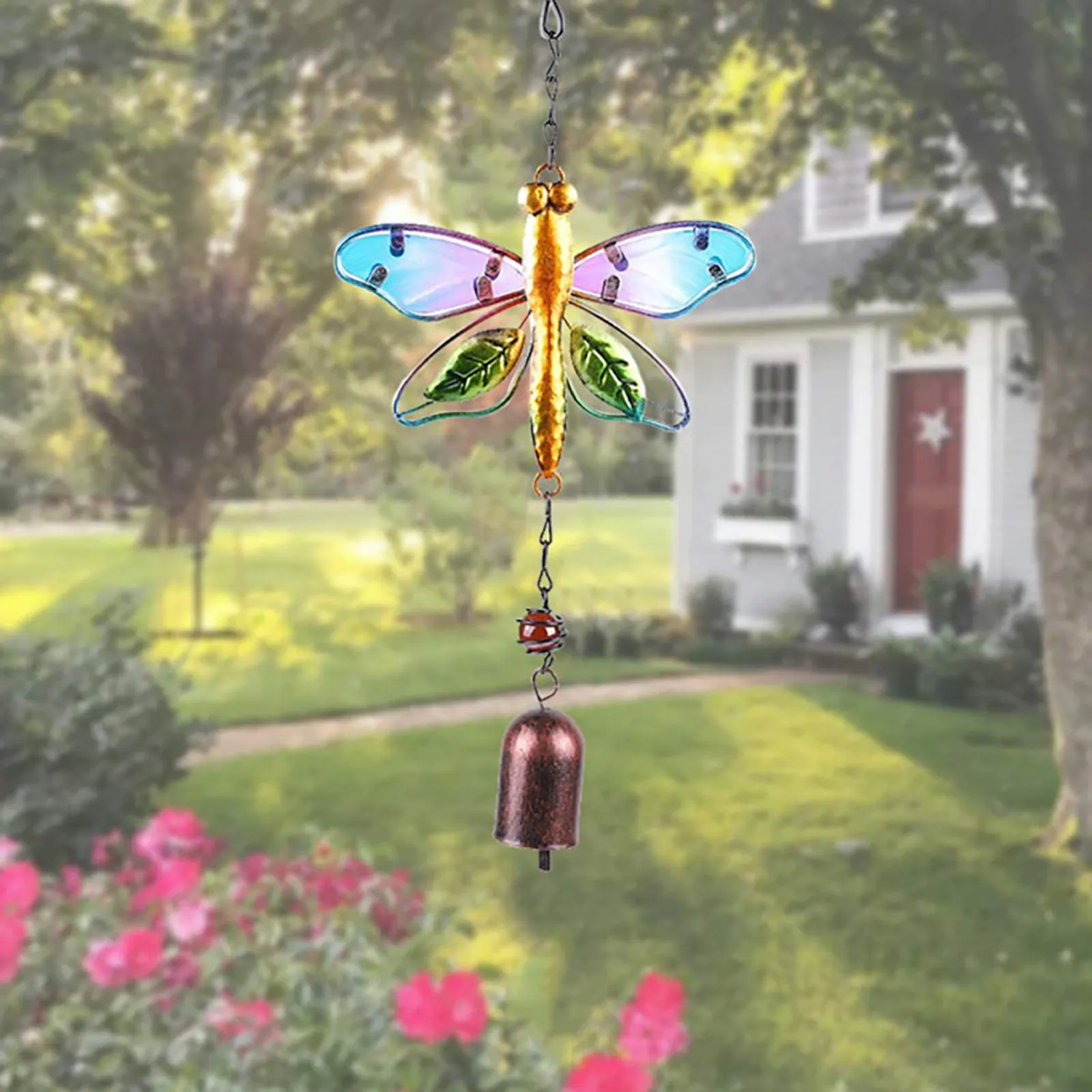 Декор Для внутреннего и наружного декора Of Hummingbird Wind Chime Garden Birds Chimes