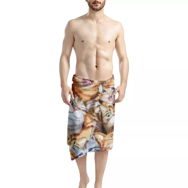 

HUGSIDEA The Lion King Print Soft Face Hair Towel/Bath Towel for Travel Portable Towel Spa Blanket Mat Cover Home Textile