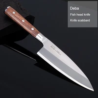 18cm 21cm japanese deba kitchen knife germany 1 4116 stainless steel fish head chef knife rozar sharp with rosewood handle 14g