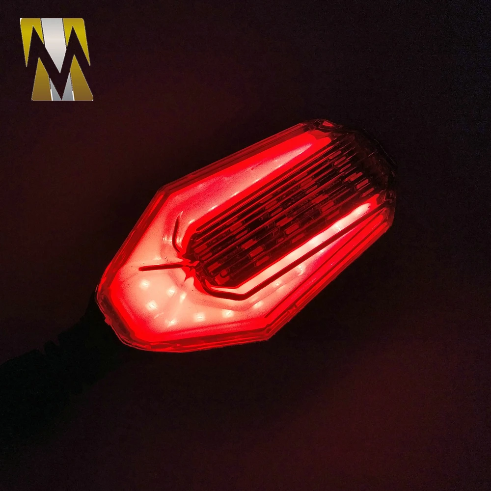 12V LED 8 мм винтовой болт Универсальный мото Фонарь указателя поворота для