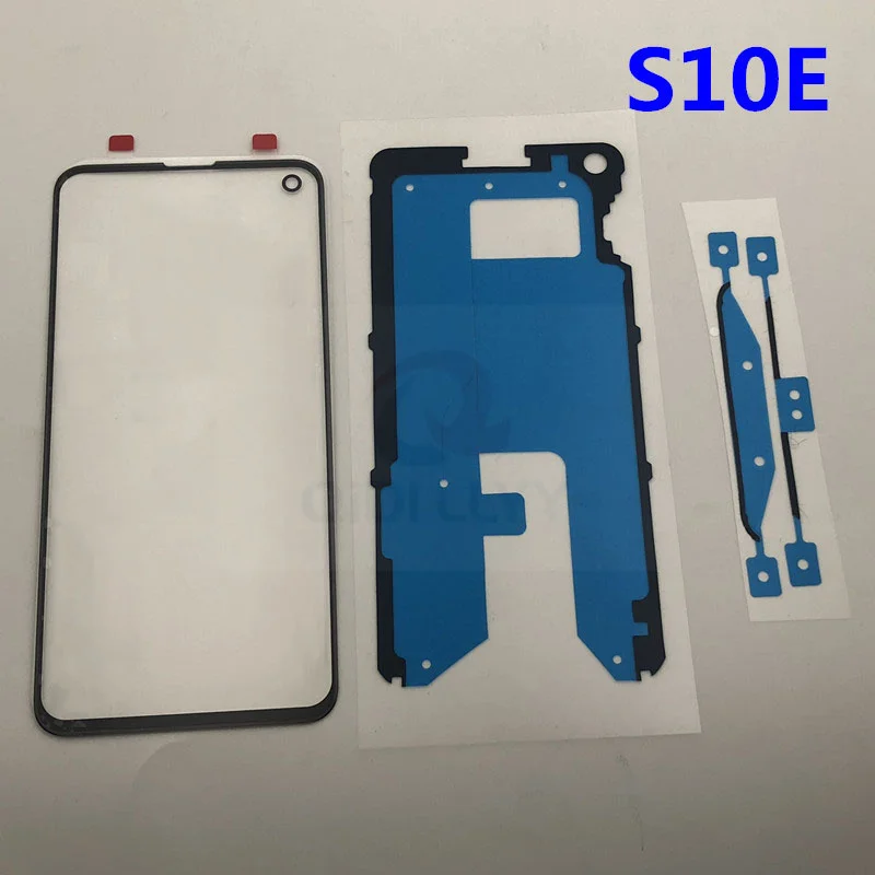 S10e S10+ Замена внешнего стекла для samsung Galaxy S10 S10e S10 Plus ЖК-дисплей с сенсорным экраном Переднее стекло Внешний объектив - Цвет: S10e