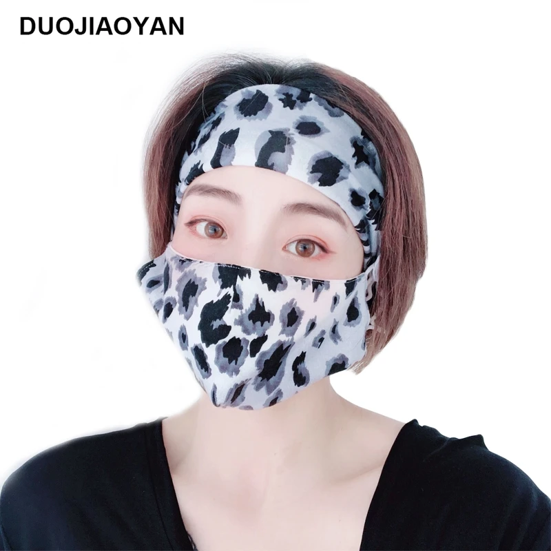 DUOJIAOYAN 2 шт. новый женский набор для йоги фитнеса эластичная резинка волос маска