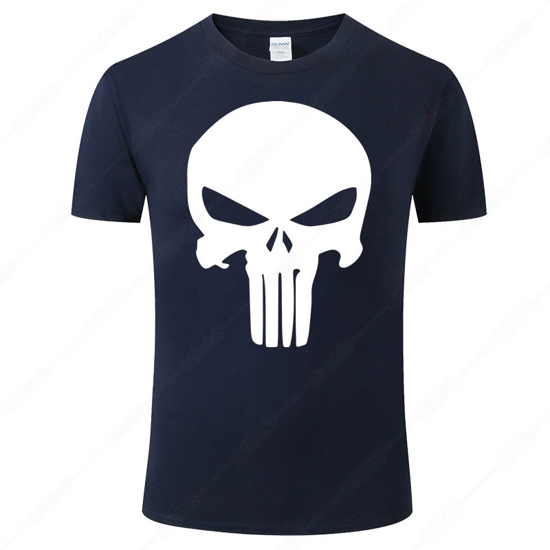 Футболка мужская/женская с принтом черепа