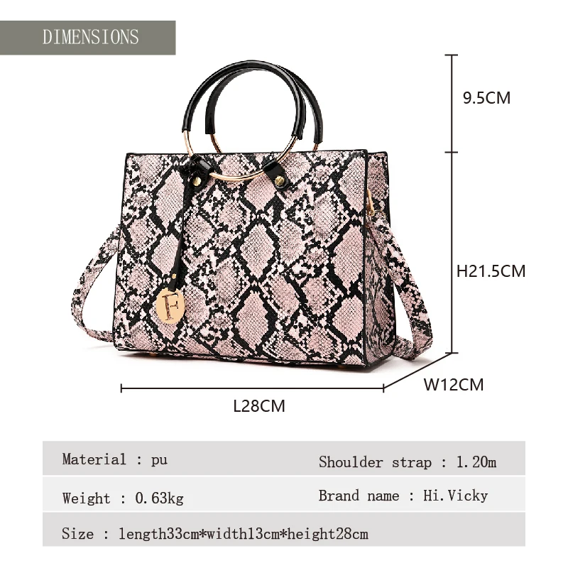 Новинка 2019 женские сумки через плечо из змеиной кожи дизайнерская сумка