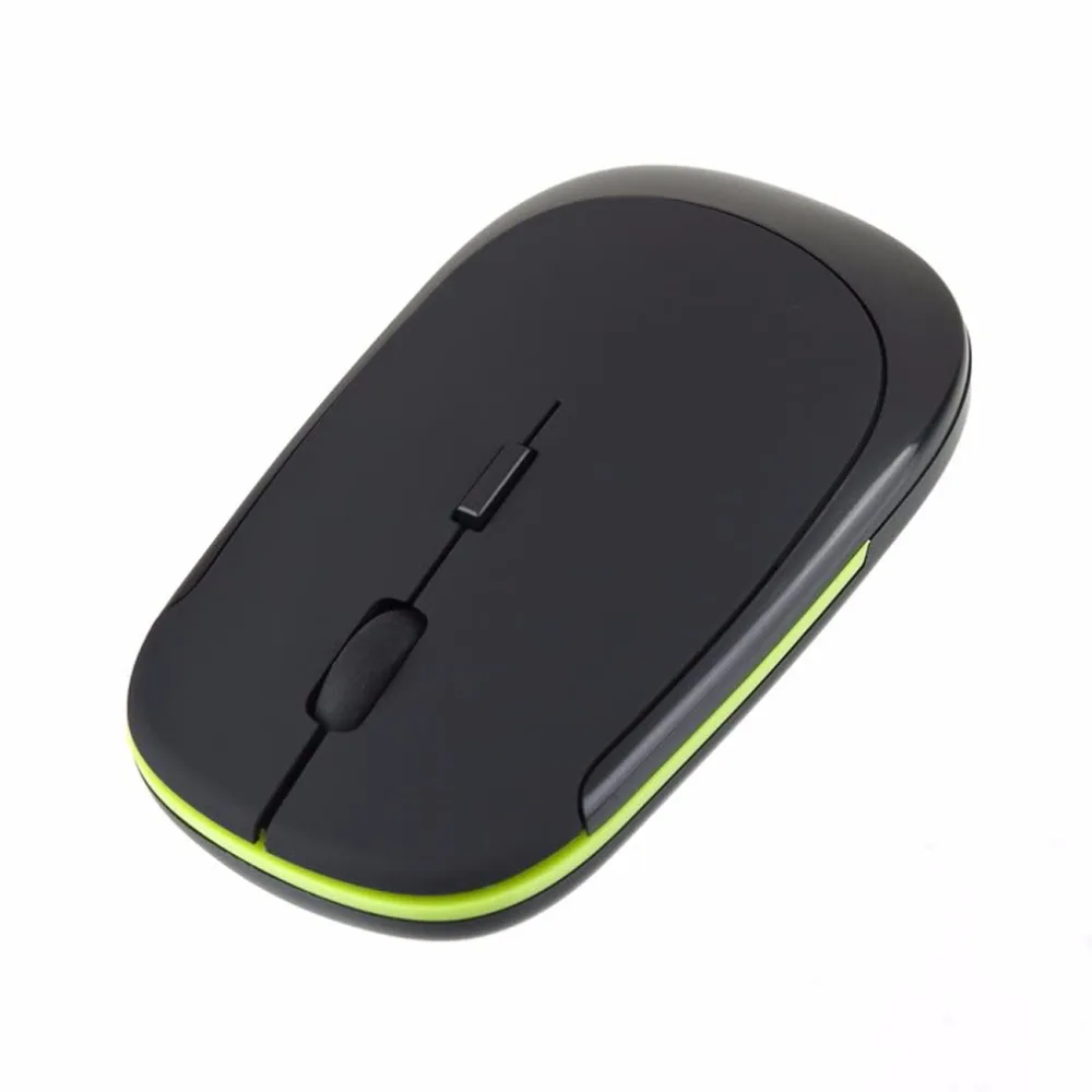 Тонкий USB беспроводной 2,4G мышь оптические мыши для компьютера PC абсолютно