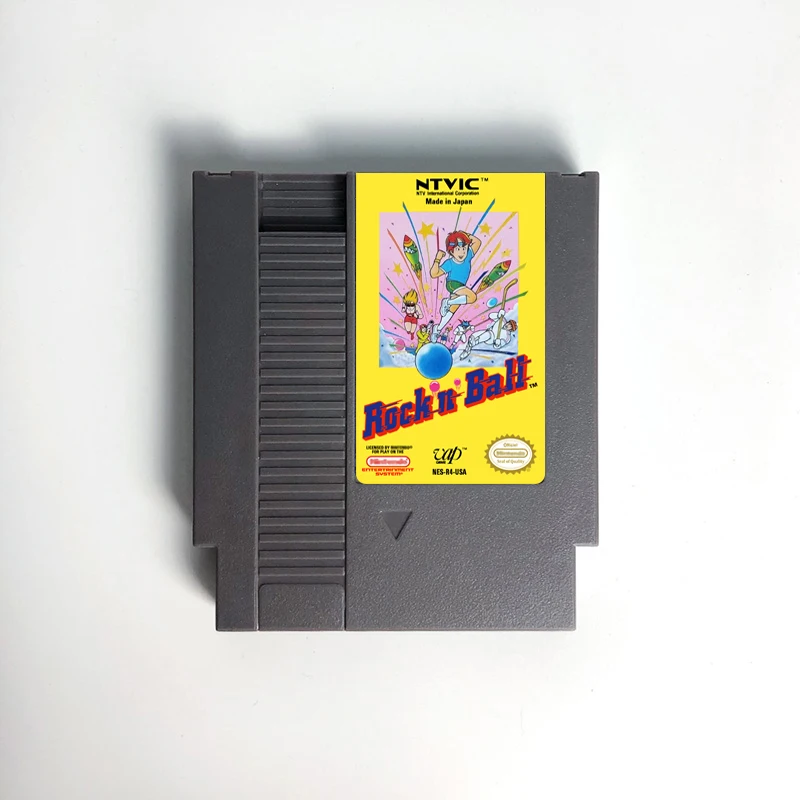 

Rock 'n' Ball Game Cartridge For NES Console 72 Pins