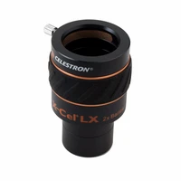 celestron x cel lx 1 25 2x 3x high power barlow lens fully multi coated optics astronomical telescope eyepiece accessories