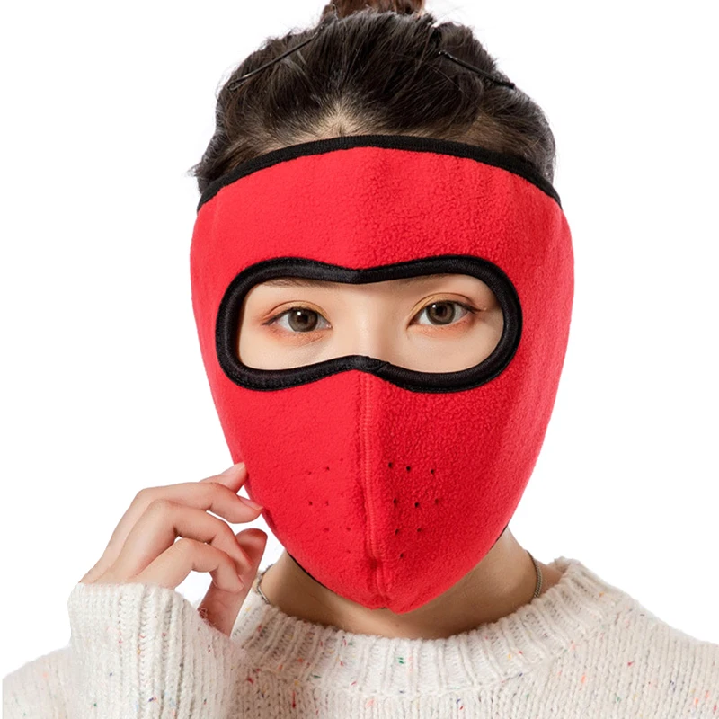 

Earcuffs Winter Warm Face Cover Full Face Cover Windproof Ski Face Covering Ear Warmer Breathable for Outdoor Earcuffs H-best