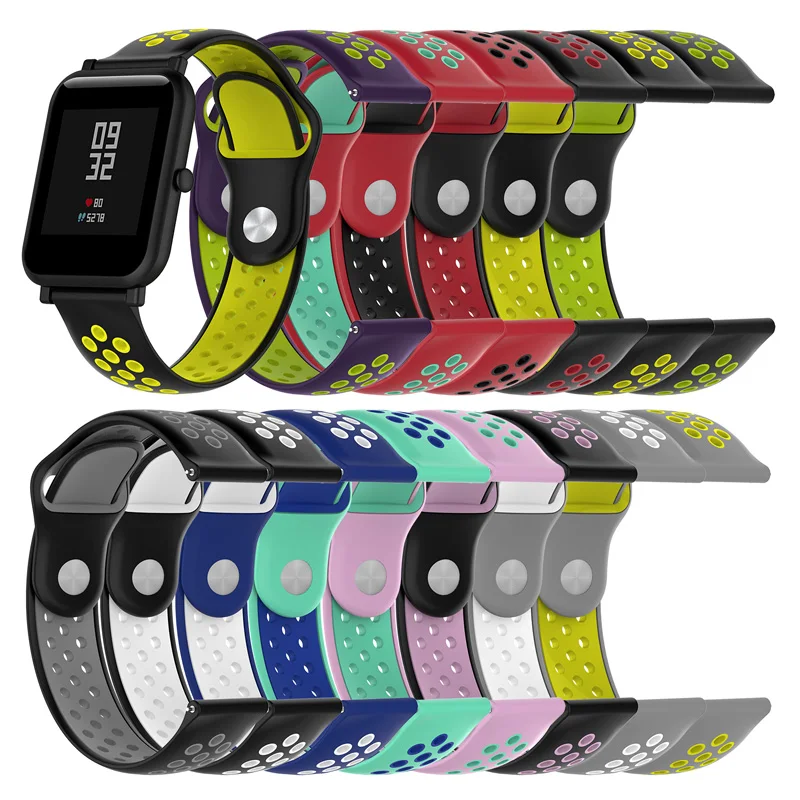 Для Fitbit Versa Bands Мягкие силиконовые ремни с вентиляционными отверстиями для 2 LITE