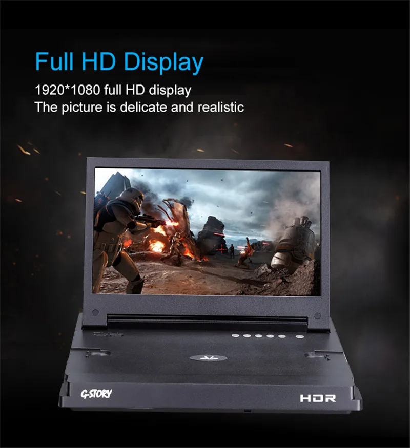 G-STORY 11,6 дюймов HDR FHD1080P портативный игровой монитор для ухода за глазами для PS4 Pro со встроенным мультимедийным стерео динамиком FreeSync