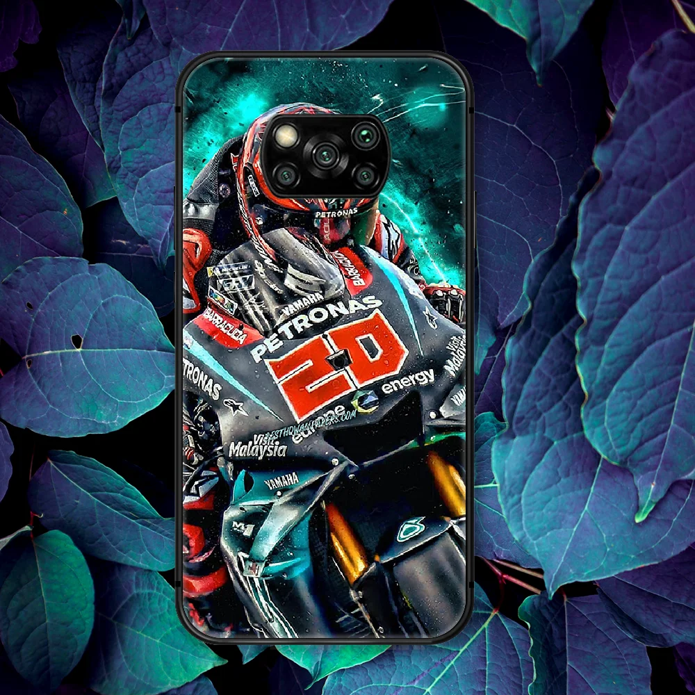 

Fabio Quartararo 20 Motorcycle Phone Case For Xiaomi Mi Note 10 A3 9 MAX 3 A2 8 9 Lite Pro Ultra black Shell Painting Etui Trend