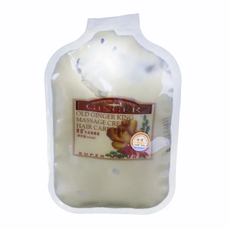 BOQIAN имбирный крем для массажа волос, продукты для восстановления поврежденных волос, увлажняющая маска для волос, лечение кожи головы, против выпадения волос, 100 мл