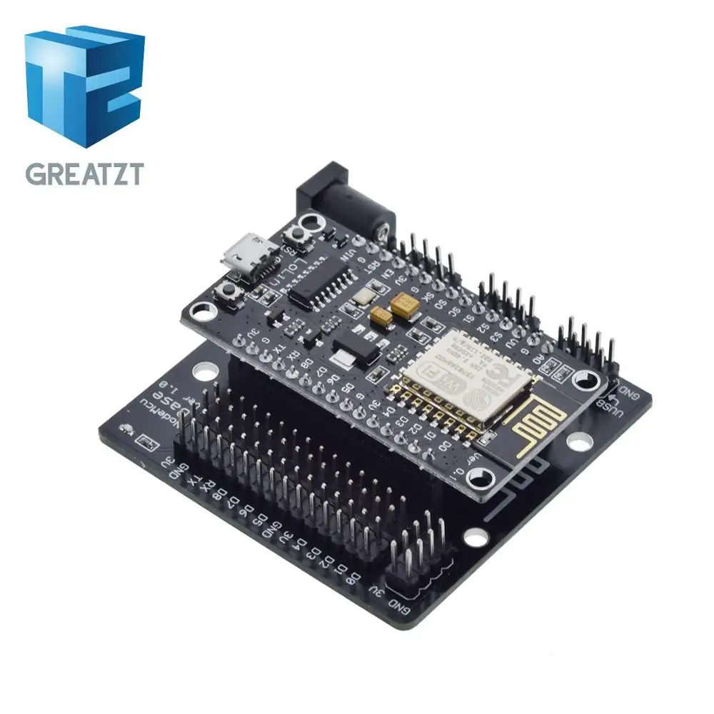 GREATZT NodeMcu подходит для Node MCU база ESP8266 тестирование DIY макет базовый тестер подходит для NodeMcu V3 - Цвет: With WIFI module