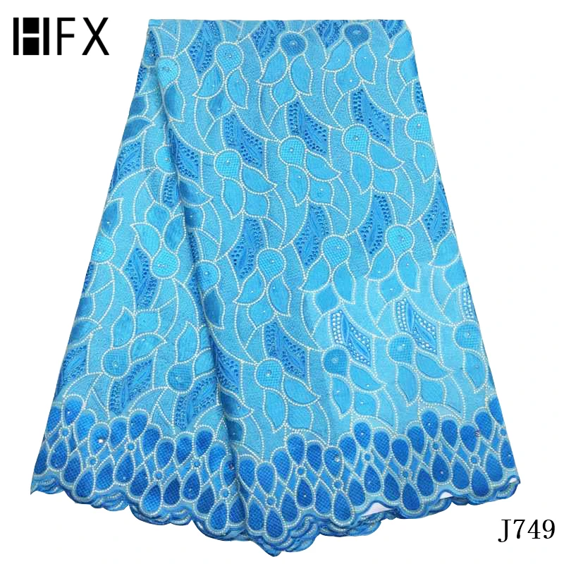 HFX африканская кружевная ткань высокого качества 2019 белое Африканское сухое