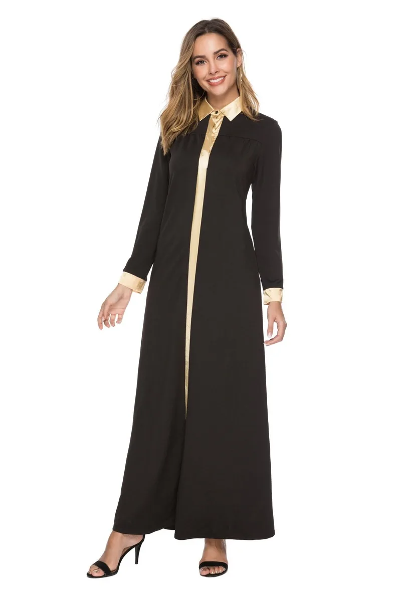 Кафтан арабский абайя Дубай ислам Турция мусульманская женская печать лоскутное