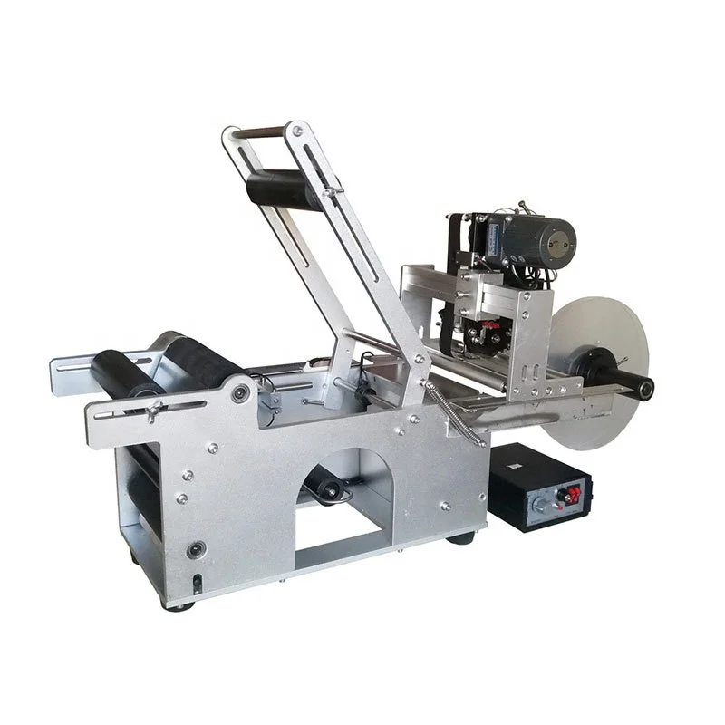 

Semi-auto Round Bottle Labelling Machine with Code Printer Labler