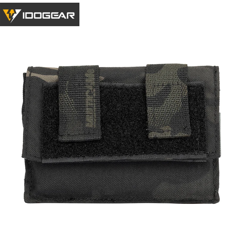 MultiCam Black IDOGEAR Тактический шлем универсальный чехол съемный задний Чехол NVG противовес аккумуляторная сумка 3549 - Цвет: MultiCam Black