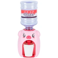 cartoon mini water dispenser with 3 cups for kids gift simulation appliance