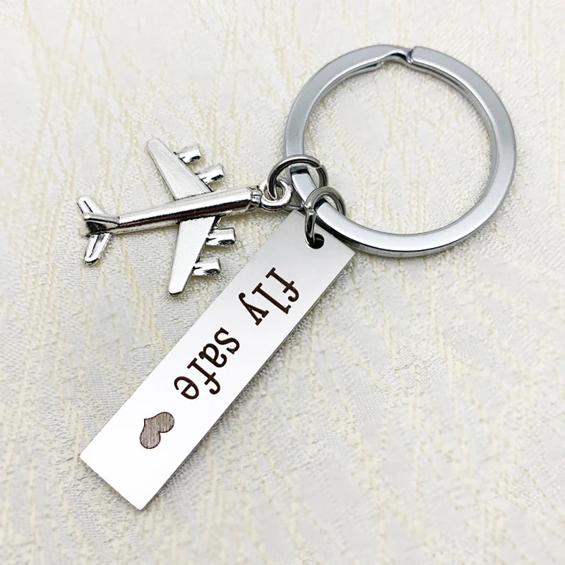 Летчик подарок лету безопасный брелок Путешествия летчик бойфренду мужу |