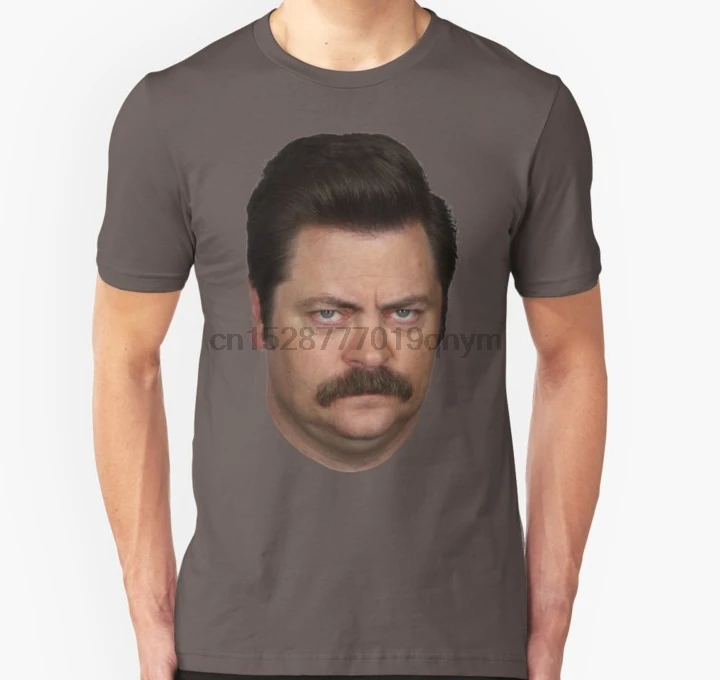 Мужская футболка Ron Swanson унисекс с принтом футболки топы| |