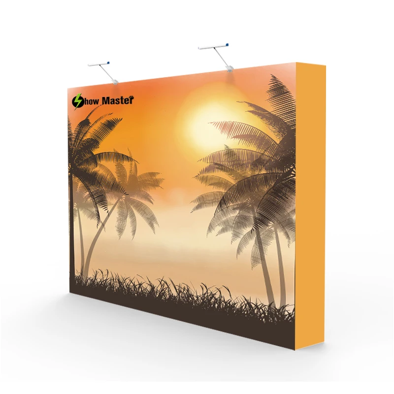 Выставочный прямой фон баннер стенд ткань всплывающий дисплей|Фоны для