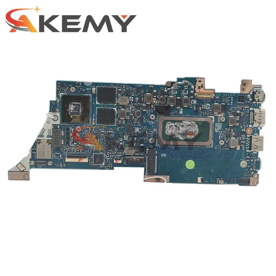 ux333fn notebook motherboard with i5 8265u cpu 8gb ram v2g for asus zenbook 13 ux333f ux333 u3300f laotop mainboard motherboard free global shipping