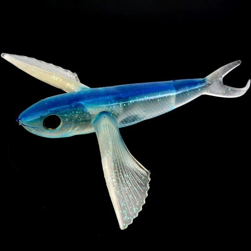 Новая морская водная ПВХ рыболовная приманка летающая рыба лодка Троллинг тунец