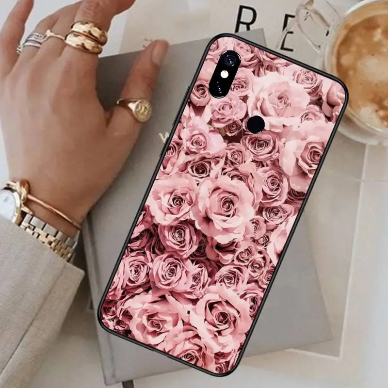 

Flower pattern rose daisy Phone Case For Xiaomi Redmi 7 8 9t a3Pro 9se k20 mi8 max3 lite 9 note 9s 10 pro