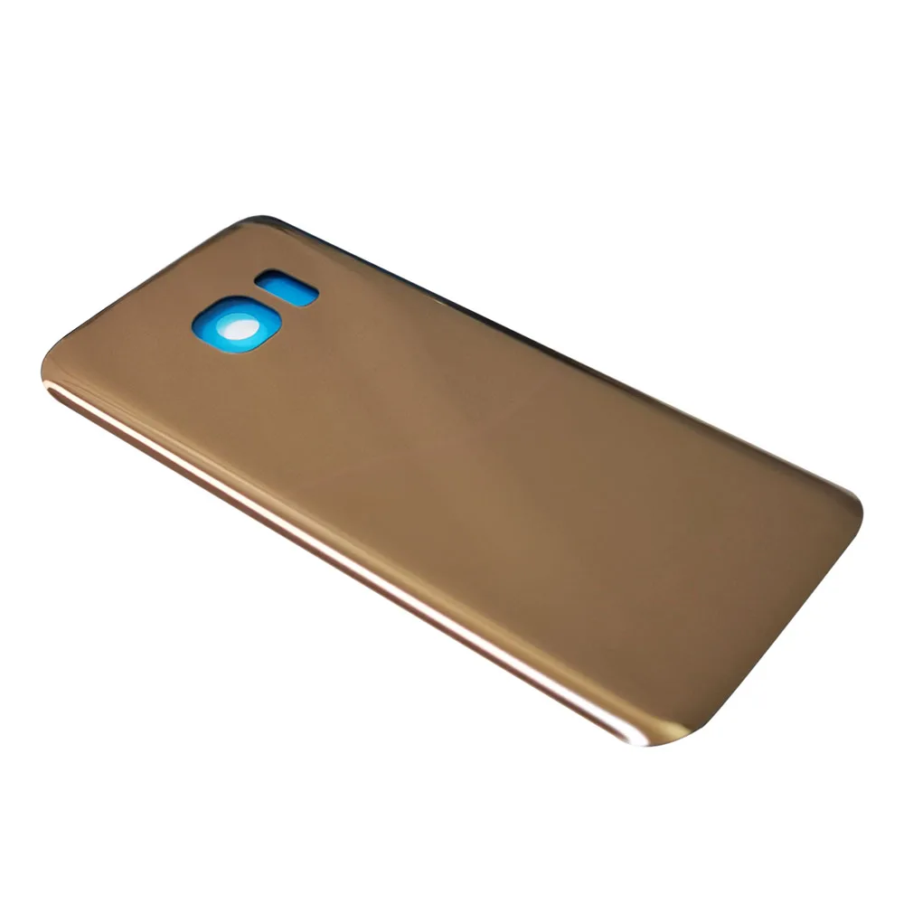 S7 G930F стеклянный корпус задняя крышка батареи дверь для Samsung Edge G935F с 3M наклейкой