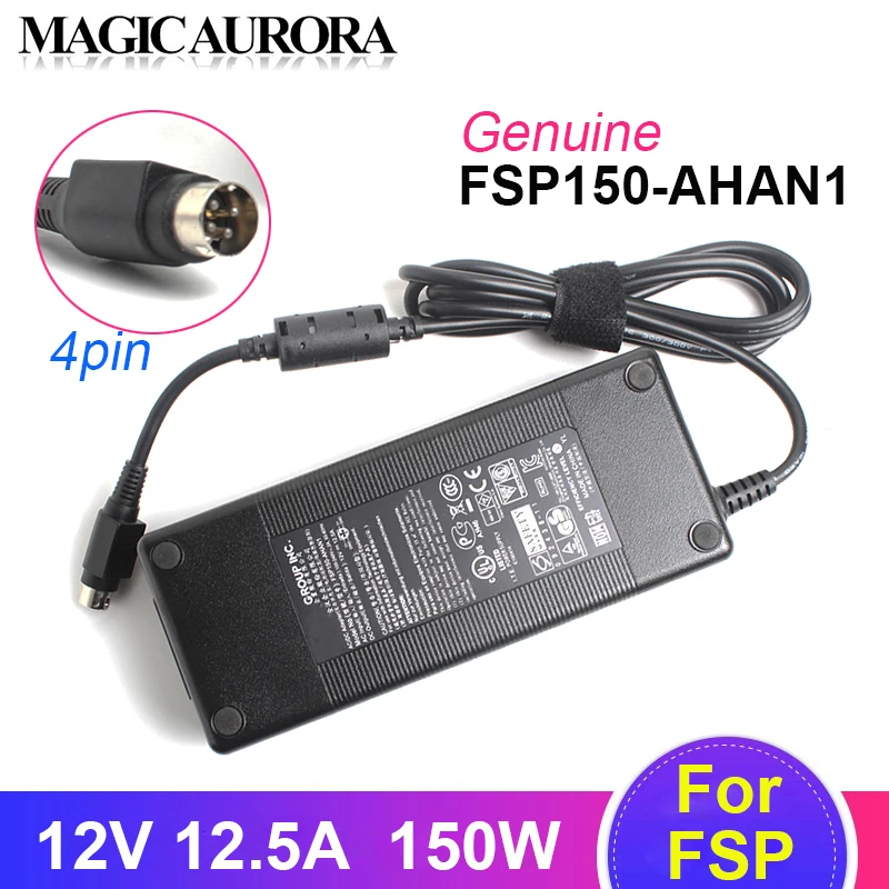 Genuíno para Fsp Fonte de Alimentação para Qnap Adaptador Carregador Fsp150-ahan1 Ts-409 Ts-410 Ts-412 Fsp135-ahan1 Ea11351a-120 12v 12.5a ac