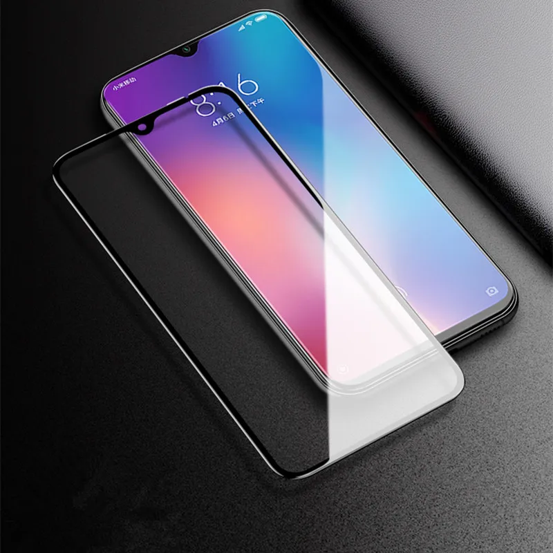 9D закаленное стекло для Xiaomi Redmi Note 7 6 5 pro plus Защита экрана mi 8 9 SE lite Полное покрытие