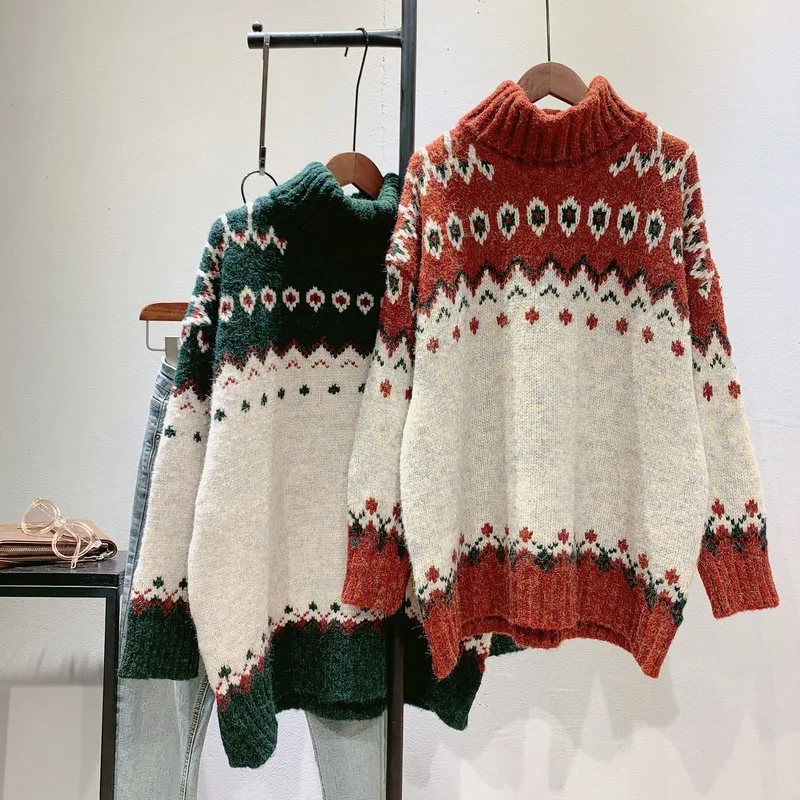 

Pullover Women o-neck Sweater 2022 Autumn Winter Warm Soft knitted Pullover Femme Jumper Women Cashmere Sweate Warm Cloths Tops