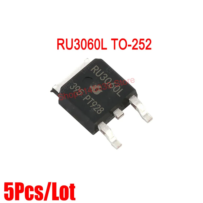 (5 шт.) RU3060L / MDD1653RH MDD1653 / 2SK3484 K3484 / 2SK3639 K3639 / MBRD5H100T4G B5100G 5100G MOS TO-252