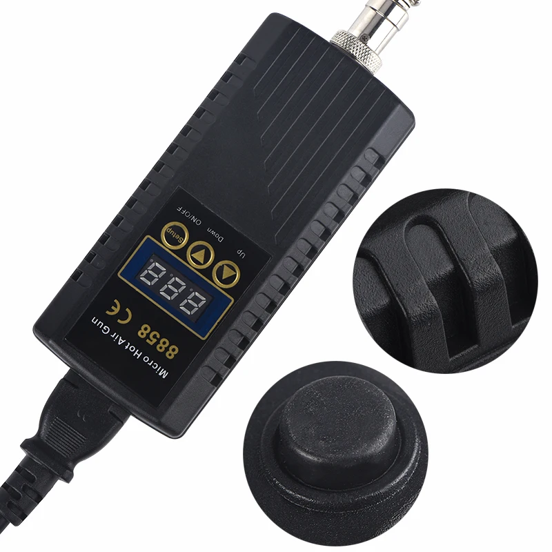 

700w Lcd Digital Hot Air Gun Micro Soldering Station Rework Hair Dryer For Soldering Heater Gun 8858 Welding Repair Tool Set
