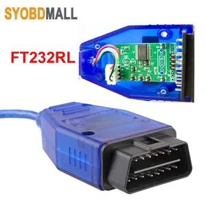 USB-кабель с чипом VAG FTDI FT232RL, интерфейс для диагностики KKL USB OBD OBD2, 16 контактов, 409 кабель OBDII, сканер для AudiSkoda
