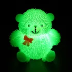 9 см Новинка мигающий Мишка сквидж сенсорная игрушка мяч для активного отдыха и игр инструмент для декомпрессии снятие стресса для детей