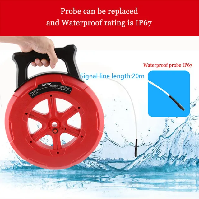 Cement Plastic Pipe Blockage Metal Detector 20m Diagnostic-tool Scanner Pipeline Blocking Clogging Plumbers