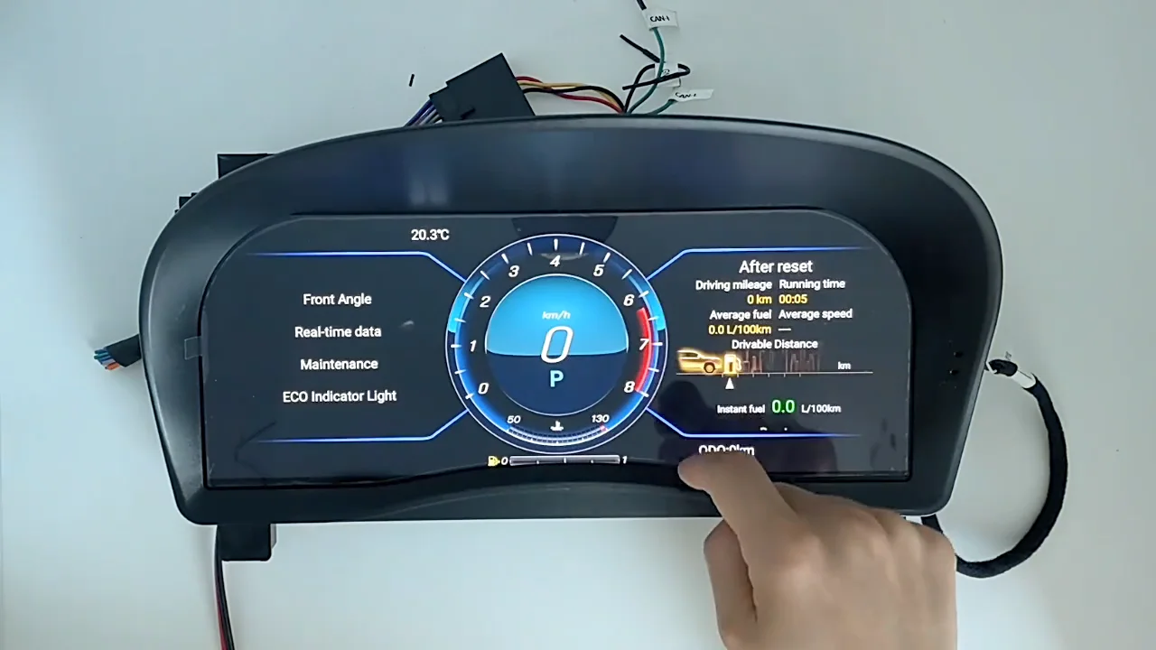 

2 + 32 ГБ Android 9 Автомобильный цифровой кластер для Toyota Land cruiser 2007-2019 автомобильный ЖК-дисплей спидометр для приборной панели 12,3 "1920*720