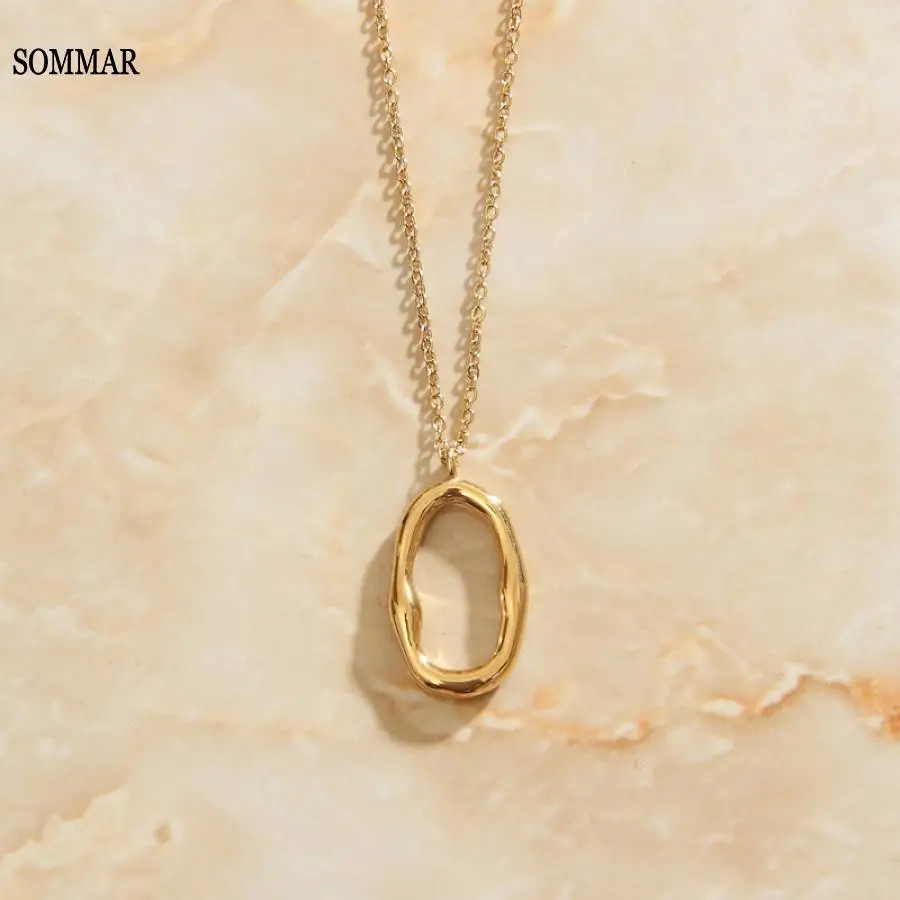 SOMMAR интернет-магазин Индия PVD-покрытие из нержавеющей стали цвет женский кулон