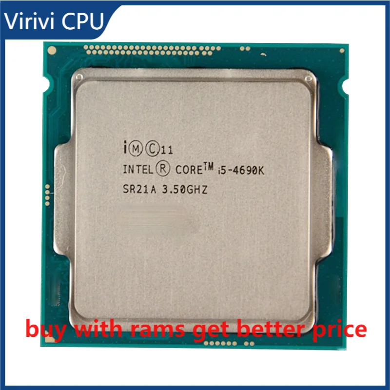 Intel Core  i5 4690K Quad-Core CPU Processor 3.5GHz/ 6MB/ Socket LGA 1150