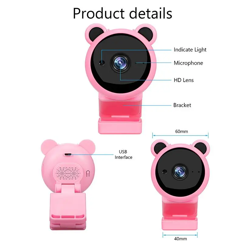

For Video conference Hd 1080p Camera Video Computer Camera Usb Webcam Multi-function Cam High precision with noise reduction MIC