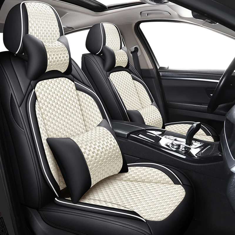 

Black Flax Car seat covers For volvo xc90 s60 v40 c30 s80 s40 v50 v60 v70 xc40 V90 accessories