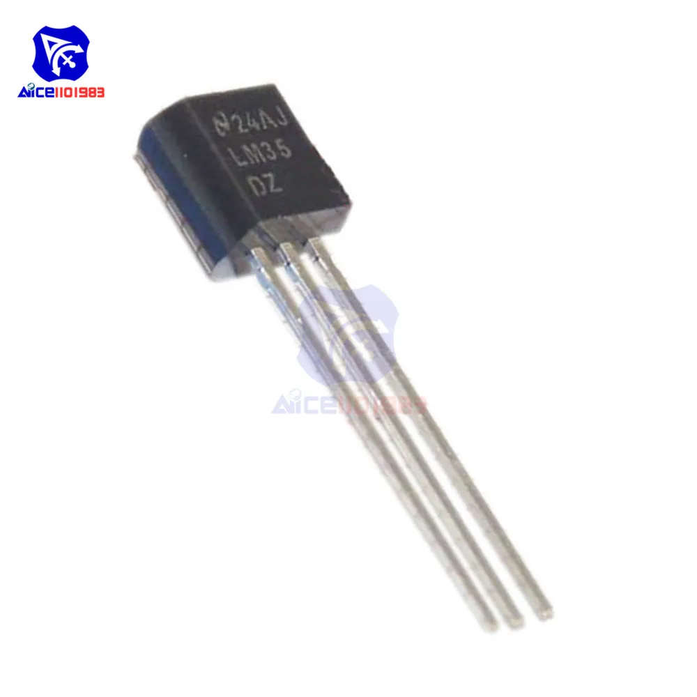 Оригинальные интегральные схемы diymore IC Chips LM35DZ TO 92 LM35 прецизионный датчик