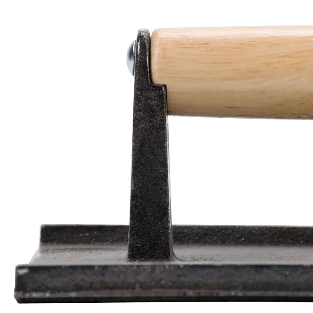 Пресс для приготовления железного стейка пресс барбекю бекона с деревянной