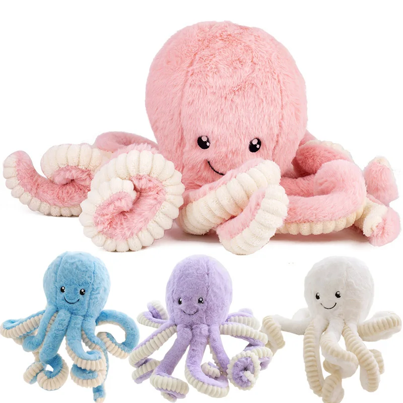18cm Creative Cute Plush Octopus Toys Whale Dolls Stuffed Toys Plush Small Pendant Sea Animal Toys Children Baby Gifts