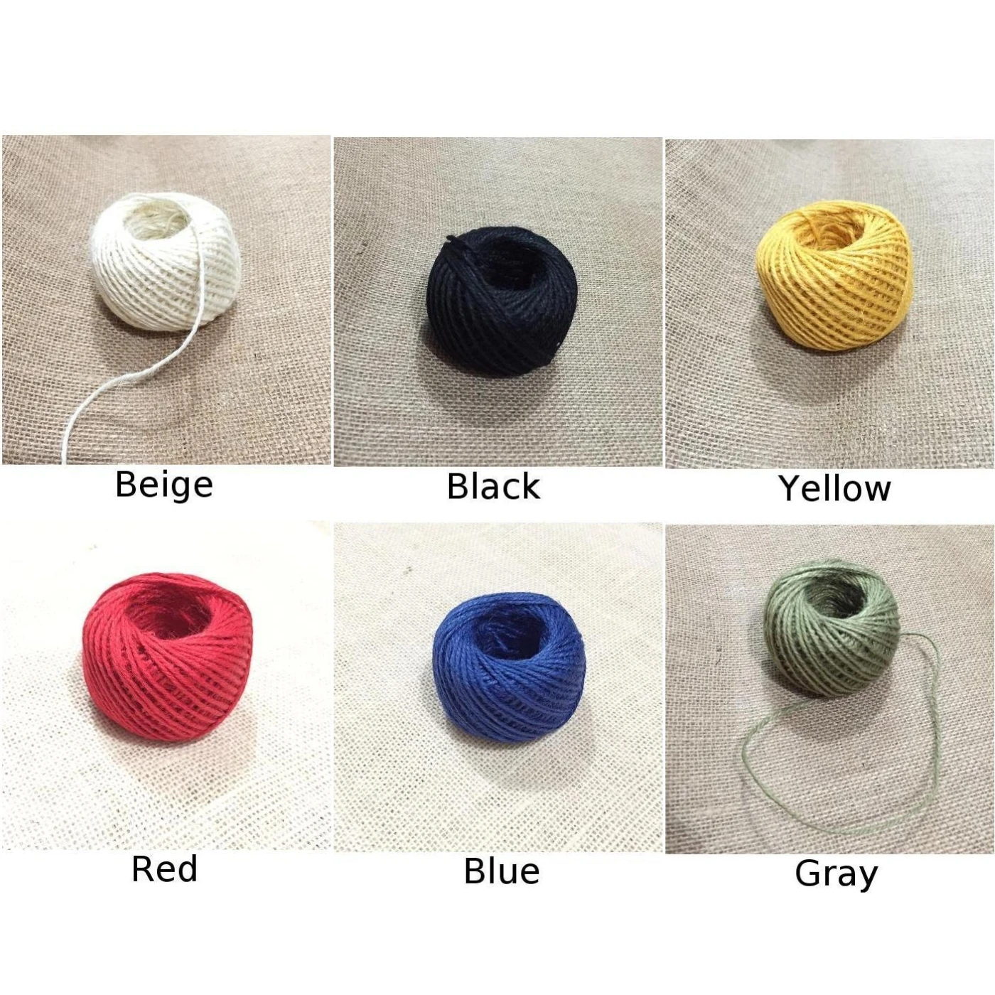 Джутовый шпагат пеньковая веревка Мешковина льняное ремесло DIY свадебное