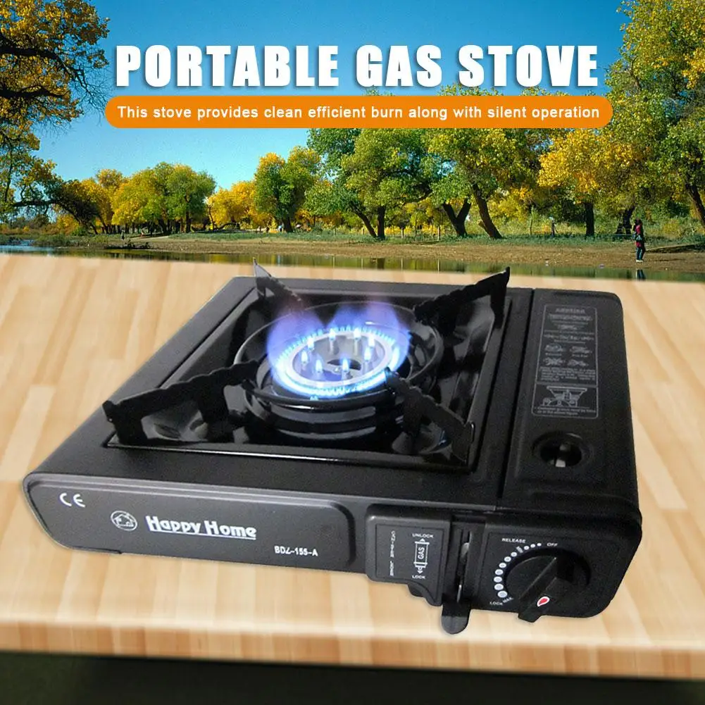 

Portable Butane Stove Less Energy Consumption Adjustable Firepower Hot Pot Gas Stove Cassette Stove For Outdoor cooking