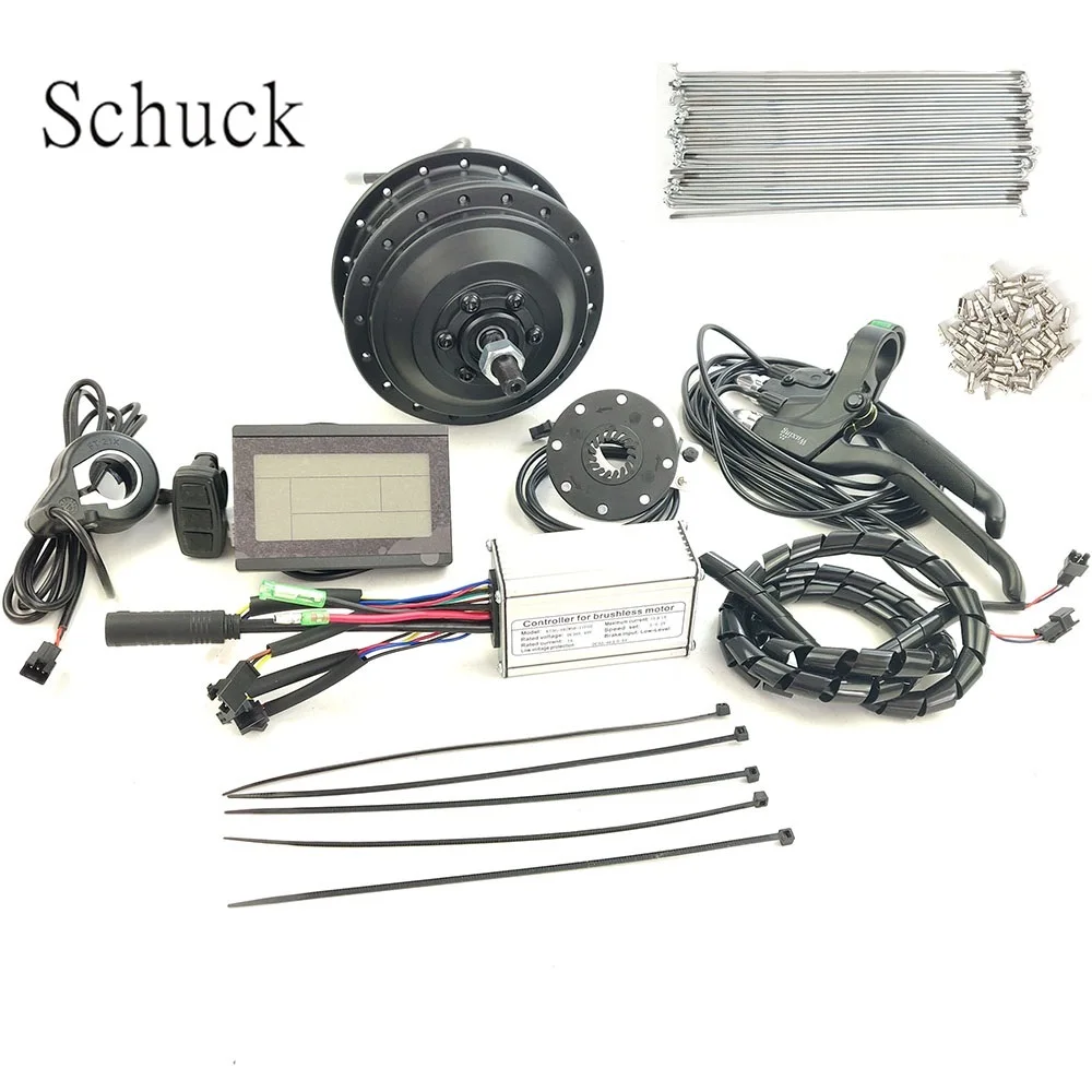 

Schuck front without wheel electric bicycle conversion kit 36V250W motor controller with KTLCD3 display ebike kit