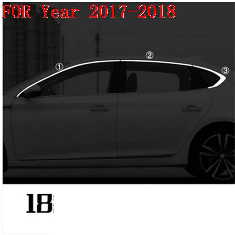 Оконный корпус автомобиля Авто Модернизированный Стайлинг модификация протектор 11 12 13 14 15 16 17 18 для Morris garaves MG 6 - Цвет: MODEL F
