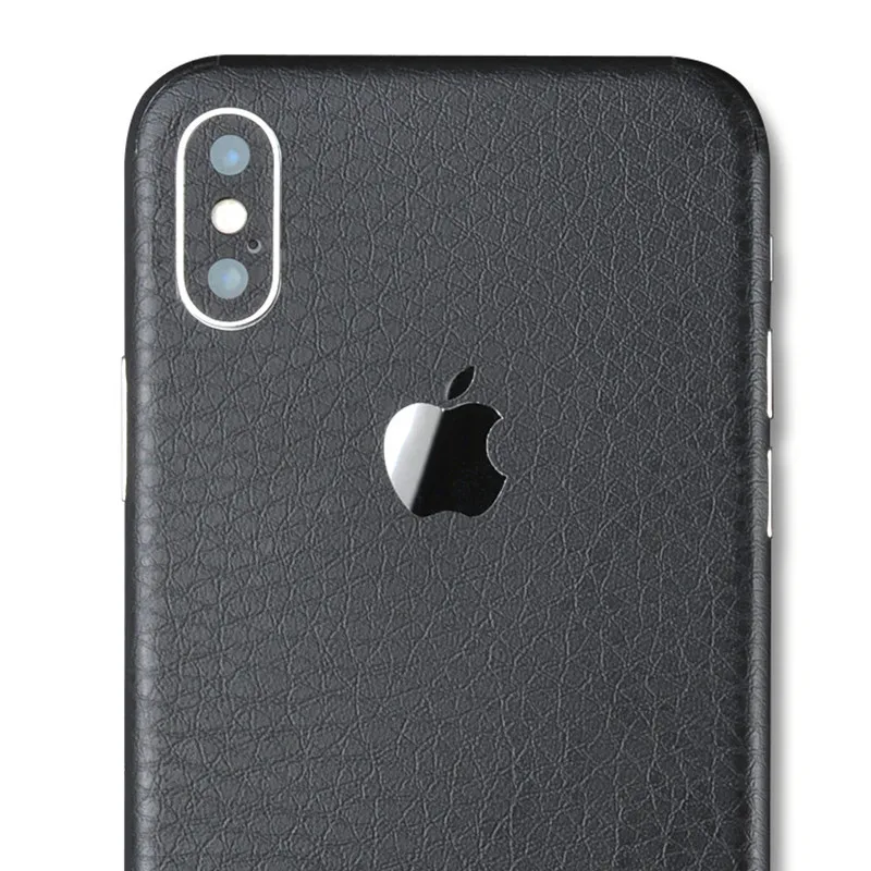 0 15 мм кожаный защитный чехол для iphone 7 8 и Plus задняя наклейка X XS XR телефона |